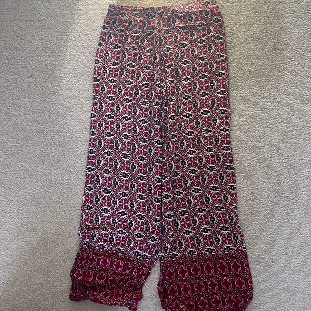 Printed lightweight pants